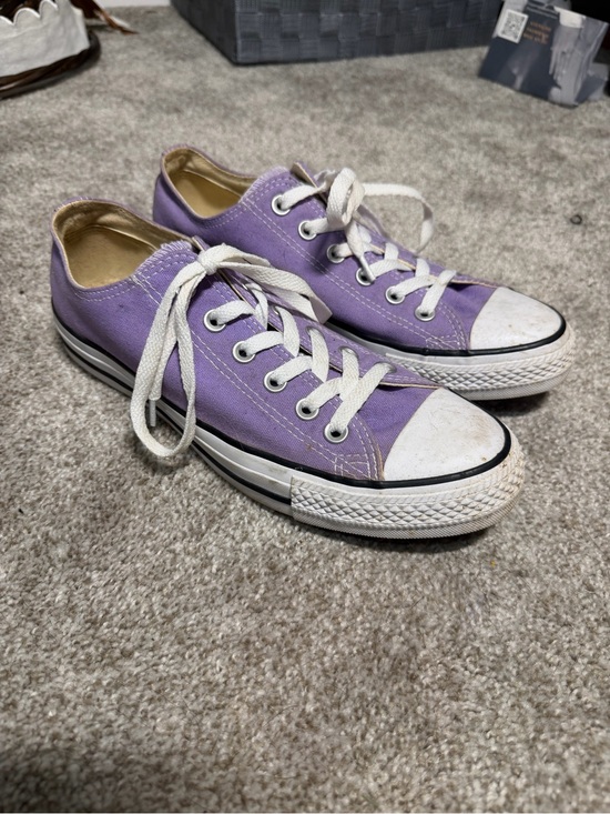 Converse Shoes - Converse Low Top Sneakers Lavender Canvas